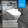 Унитаз ABBER Rechteck AC1201 подвесной белый, безободковый