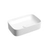 Умывальник чаша накладная прямоугольная (цвет Белый Матовый) Element 605x380x150мм