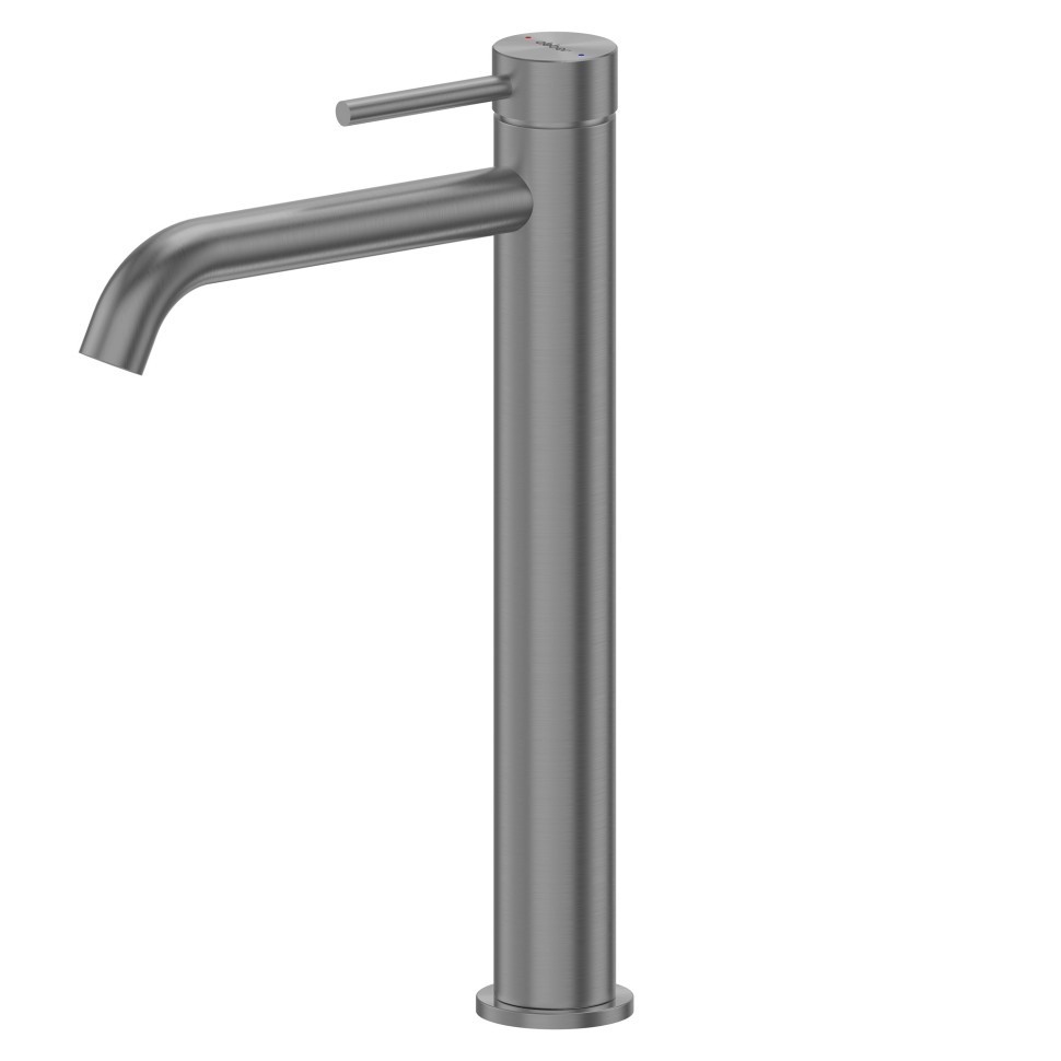 Смеситель ABBER Wasser Kreis 316 AF8111BGG-L для накладной раковины, брашированная оружейная сталь