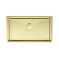Мойка нерж. сталь NEXT 74 UNI, PM217444-LG, светлое золото, 740х440мм, Paulmark 1,2мм