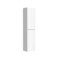 Шкаф-пенал SANCOS Urban подвесной белый глянец, 350х300х1600 мм, арт. PUR35W