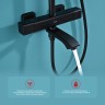 Душевая система Raglo с термостатом для ванны черный