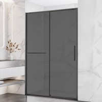 Душевая дверь Слим Софт (Slim Soft) VDS-1SS120CGGM, 1200, вороненая сталь, стекло тонированное