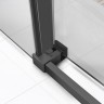 Душевая дверь Слим Софт (Slim Soft) VDS-1SS120CGGM, 1200, вороненая сталь, стекло тонированное