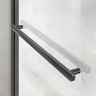 Душевая дверь Слим Софт (Slim Soft) VDS-1SS120CGGM, 1200, вороненая сталь, стекло тонированное
