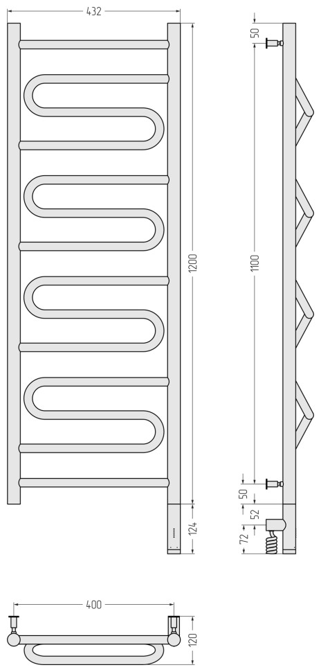Элегия 3.0 1200х400 МЭМ правый