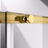 Душевой уголок Slim-N VSR-4SN8012CLG, 1200*800, брашированное золото, стекло прозрачное