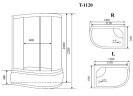 Timo Standart T-1120 R душевая кабина 120*85*220, турецкая баня хамам