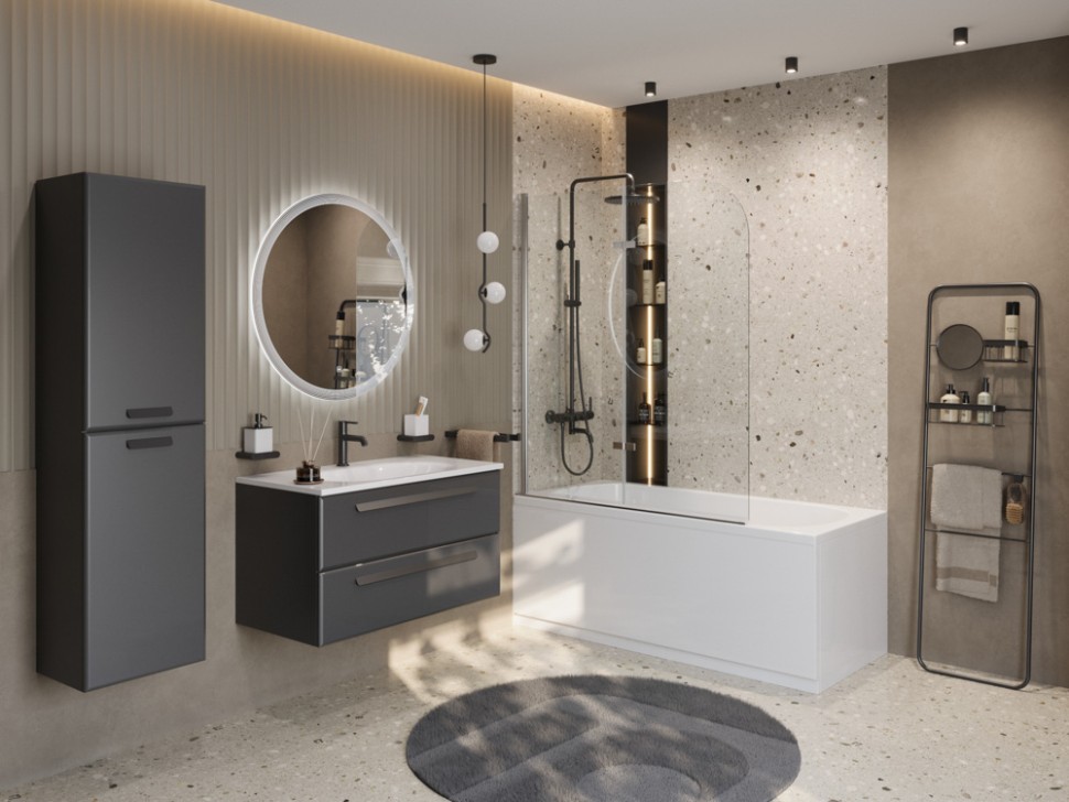 Акриловая ванна CEZARES ECO-155-70-41-W37