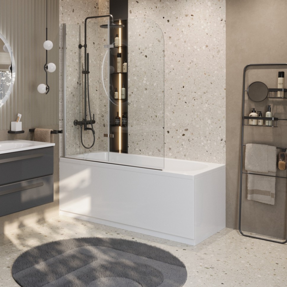 Акриловая ванна CEZARES ECO-155-70-41-W37