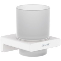 Стакан для зубных щеток Hansgrohe AddStoris, белый матовый, 41749700
