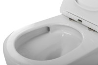 Унитаз подвесной безободковый с сиденьем CEZARES STREAM CZR-2426-TH-TOR/SC