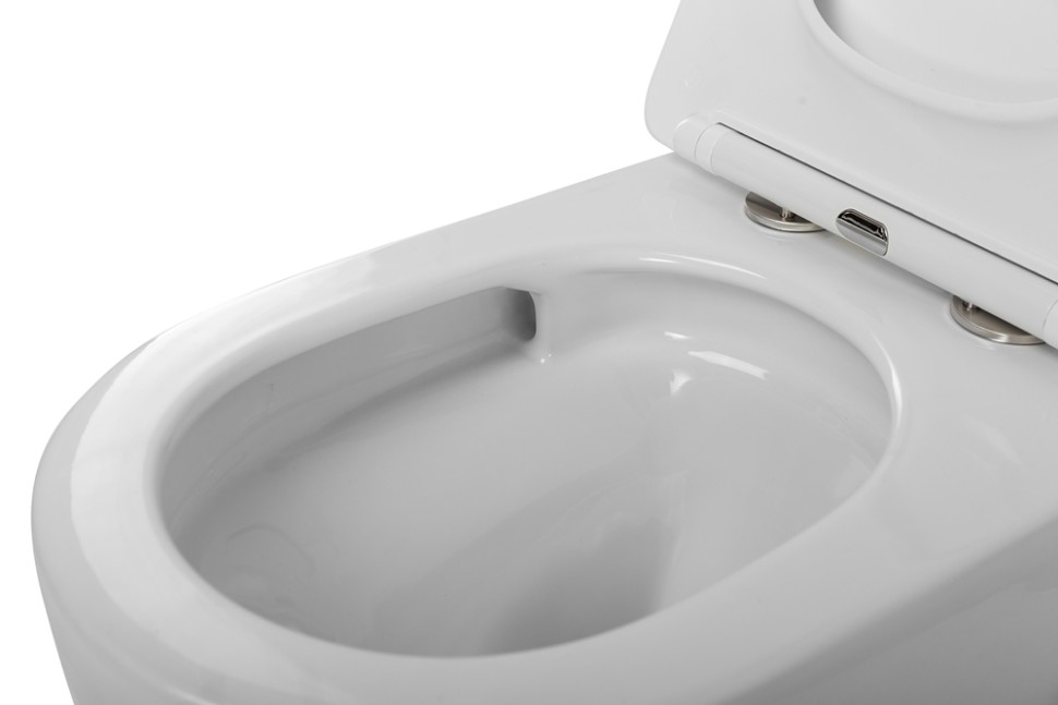 Унитаз подвесной безободковый с сиденьем CEZARES STREAM CZR-2426-TH-TOR/SC