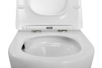 Унитаз подвесной безободковый с сиденьем CEZARES STREAM CZR-2426-TH-TOR/SC