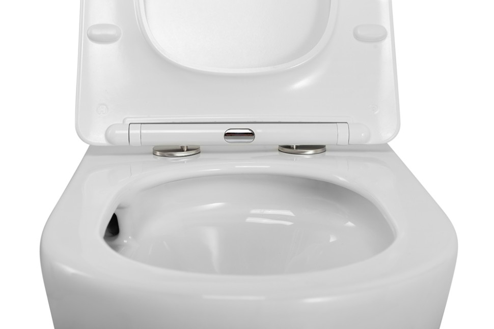 Унитаз подвесной безободковый с сиденьем CEZARES STREAM CZR-2426-TH-TOR/SC