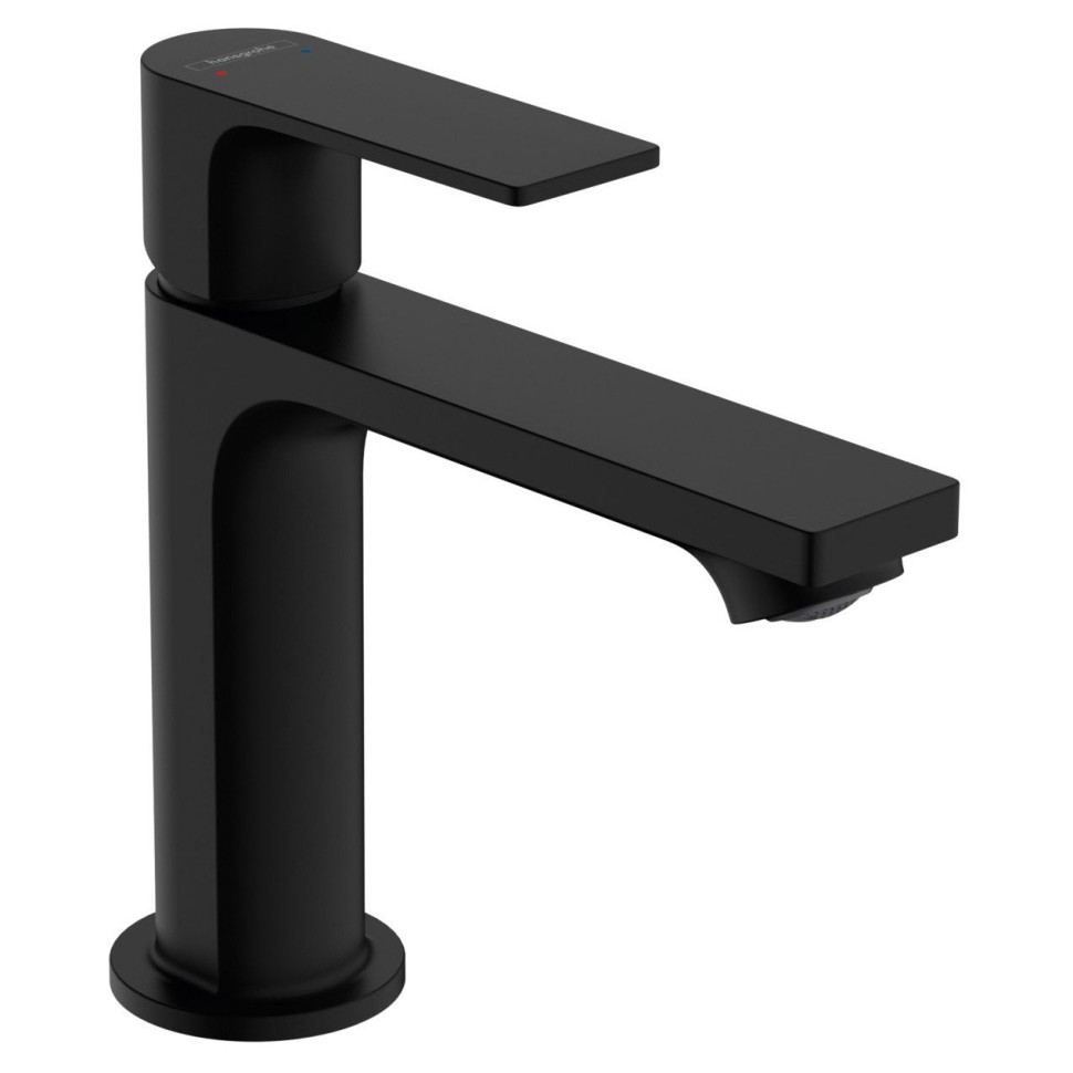 Смеситель для раковины Hansgrohe Rebris E 72557670 черный матовый