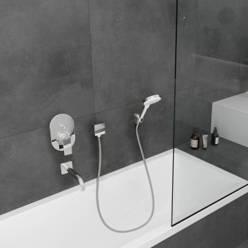 Смеситель для ванн, для душа Hansgrohe Vernis Shape хром (71458000)