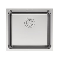 Мойка YUNI 49 UNI, нерж. сталь, YU49-BS, брашированная нерж. сталь, 490х440мм, Paulmark