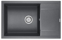 Мойка FLUGEN 60, IT-GRANIT, PM317850-DG, графит, 780х500 мм, Paulmark
