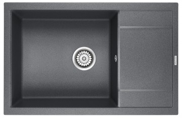 Мойка FLUGEN 60, IT-GRANIT, PM317850-DG, графит, 780х500 мм, Paulmark