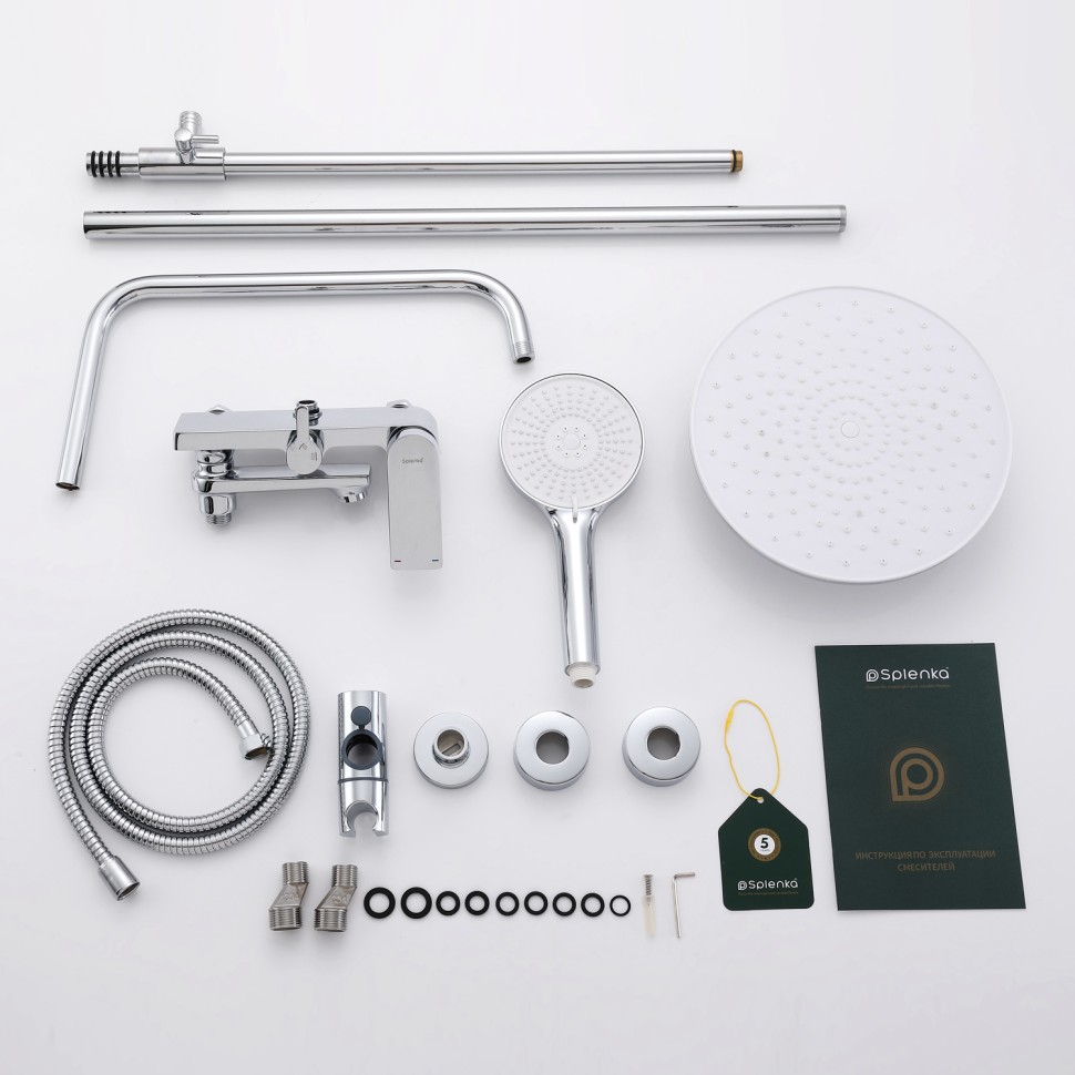 Душевая система Splenka для ванны и душа S05.24 Хром