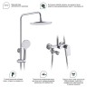 Душевая система Splenka для ванны и душа S05.24 Хром