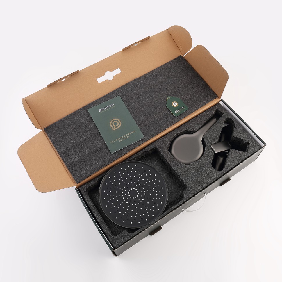 Душевая система Splenka для ванны и душа S50.24.09 Графит