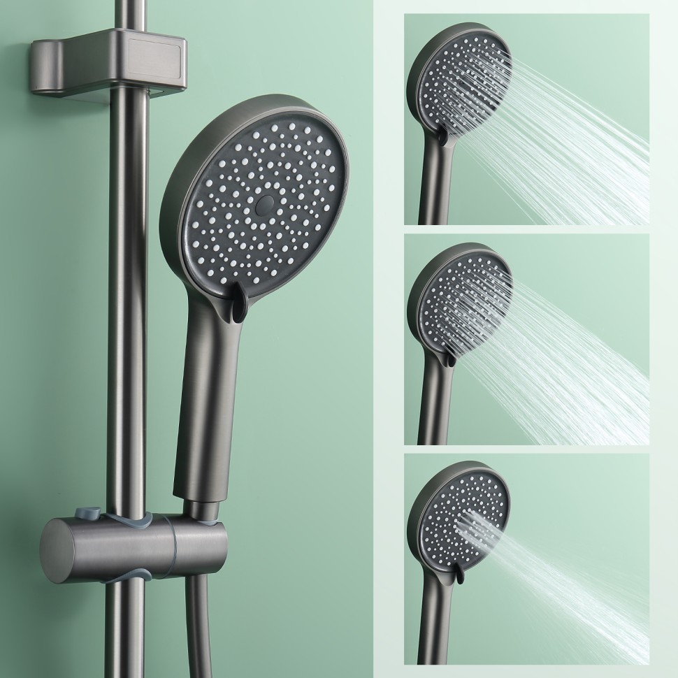 Душевая система Splenka для ванны и душа S50.24.09 Графит