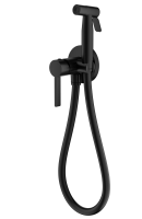 Смеситель Splenka встраиваемый с гигиеническим душем S221.52.06 Черный