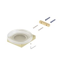 Мыльница Timo Petruma 15221/17 золото матовое