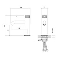Смеситель для раковины Timo Saona 2461/16F белый матовый