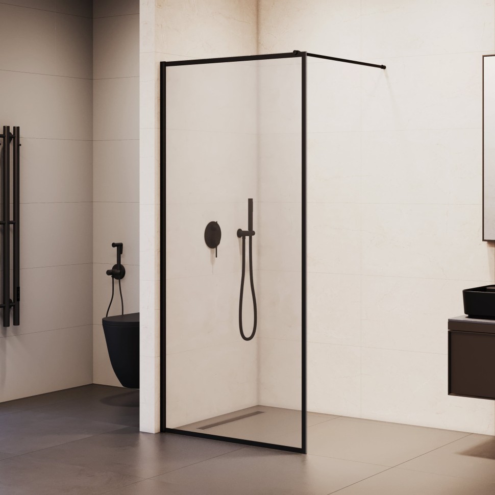 Душевая перегородка RGW WA-012B (С рисунком (шелкография), 900)