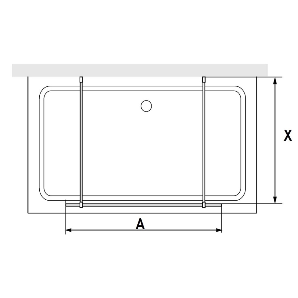 Душевая перегородка RGW WA-018B (1200)
