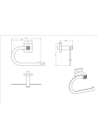 бумагодержатель 88607A-1