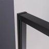 Душевой угол раздвижной Veconi Premium Prato 300 SP B-R, 1000х1000x2000, черный матовый, стекло прозрачное