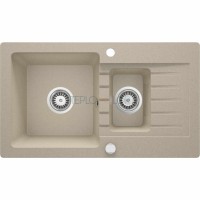 Гранитная мойка, 1.5-чаши с осушкой