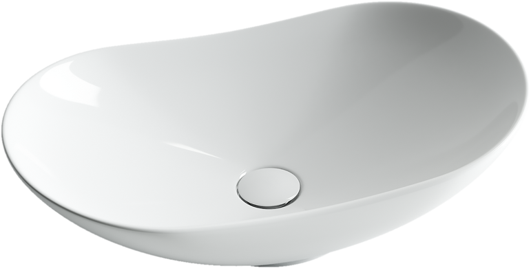 Умывальник чаша накладная овальная Element 620x360x145мм