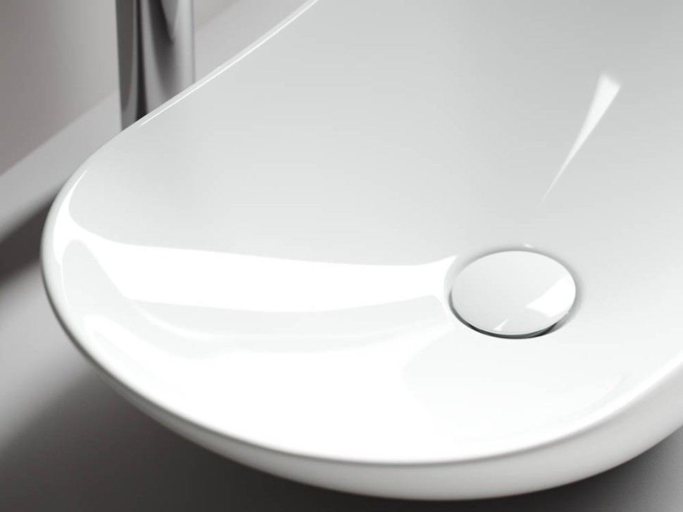 Умывальник чаша накладная овальная Element 620x360x145мм