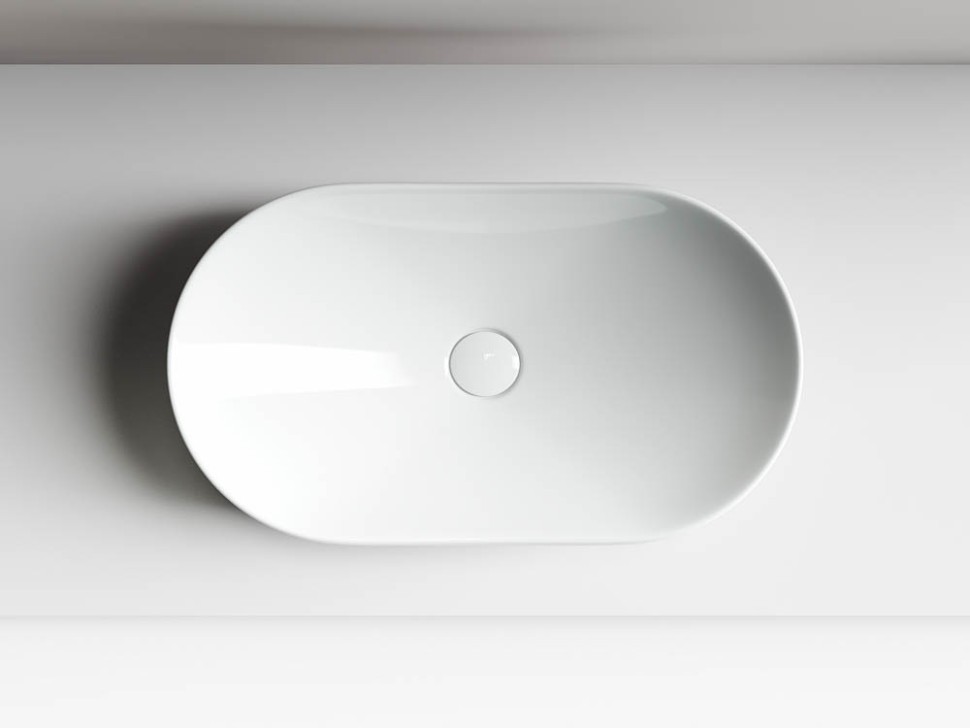 Умывальник чаша накладная овальная Element 620x360x145мм