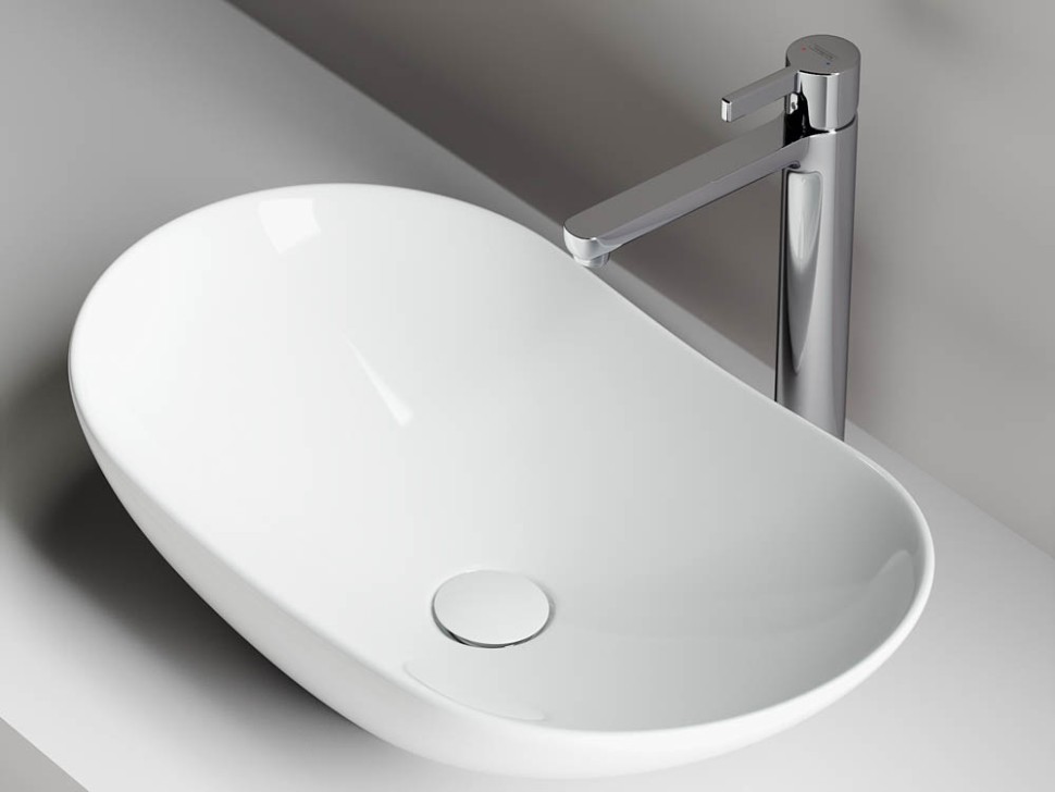 Умывальник чаша накладная овальная Element 620x360x145мм