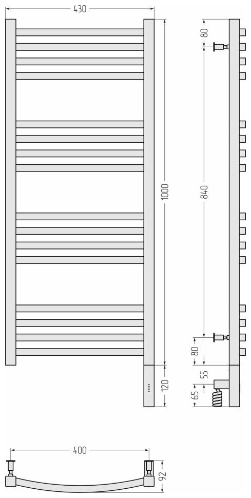 Аркус 3.0 1000х400 МЭМ правый