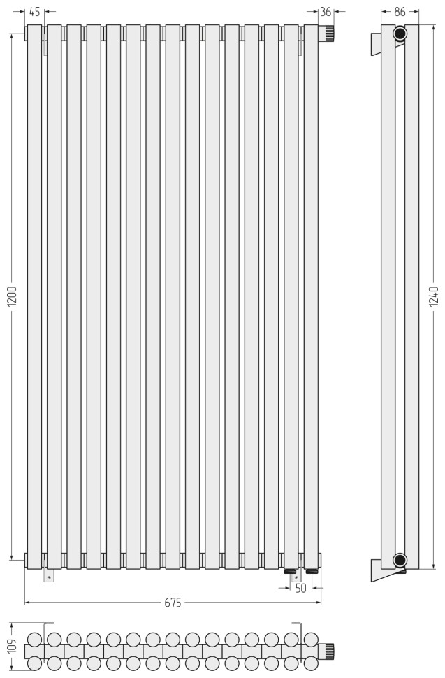 Эстет-11 EU50 1200х675 15 секций