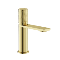 Смеситель для раковины SANCOS Nexus, брашированное золото, PVD покрытие, арт. SC9011BG