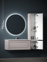 Шкаф-пенал SANCOS Very подвесной правый, Doha Soft , 350х300х1600 мм, арт. PVR35RSM