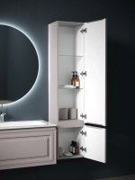 Шкаф-пенал SANCOS Very подвесной правый, Doha Soft , 350х300х1600 мм, арт. PVR35RSM