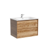 Тумба подвесная SANCOS Marmi 2.0 690х445х520 с двумя ящиками оснащенными доводчиками скрытого монтажа, дуб чарльстон, арт.MR2.070ECH