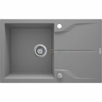Гранитная мойка, 1-чаша с осушкой - монтуриемый на ровни со столешницей