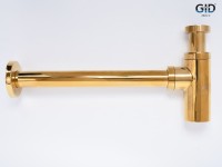 Сифон для раковины Gid G-64GD 75506S золотой