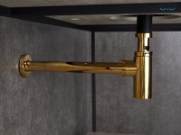 Сифон для раковины Gid G-64GD 75506S золотой