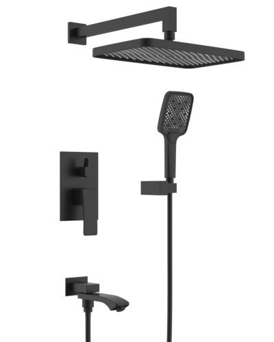 Душевая система Raglo встраиваемая черный